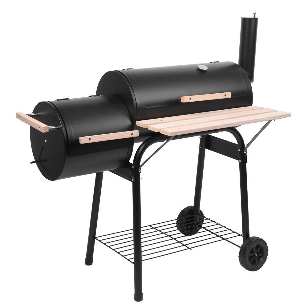 Charcoal BBQ Grill Outdoor Meat Cooker Smoker Patio Backyard Black, photo 2 of 7