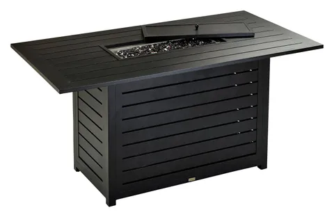 72 × 40 in Regal Series Rectangle Counter Table w/ Fire Pit