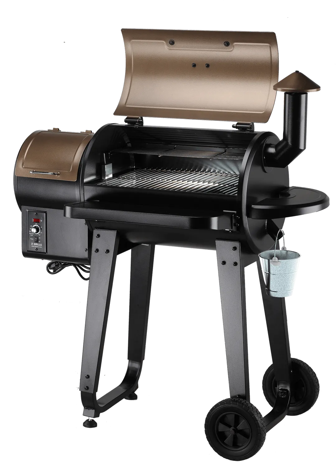 Z Grills ZPG-450A Wood Pellet Barbecue Grill And Smoker with Digital Temperature Controls, Perfect Family Size Backyard BBQ Grill, photo 2 of 6