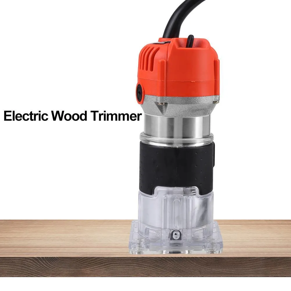 Anauto 110V 30000R/MIN Electric Hand Trimmer Wood Laminator Router Tool Set (US plug), Electric Hand Trimmer, Woodworking Tools, photo 6 of 9