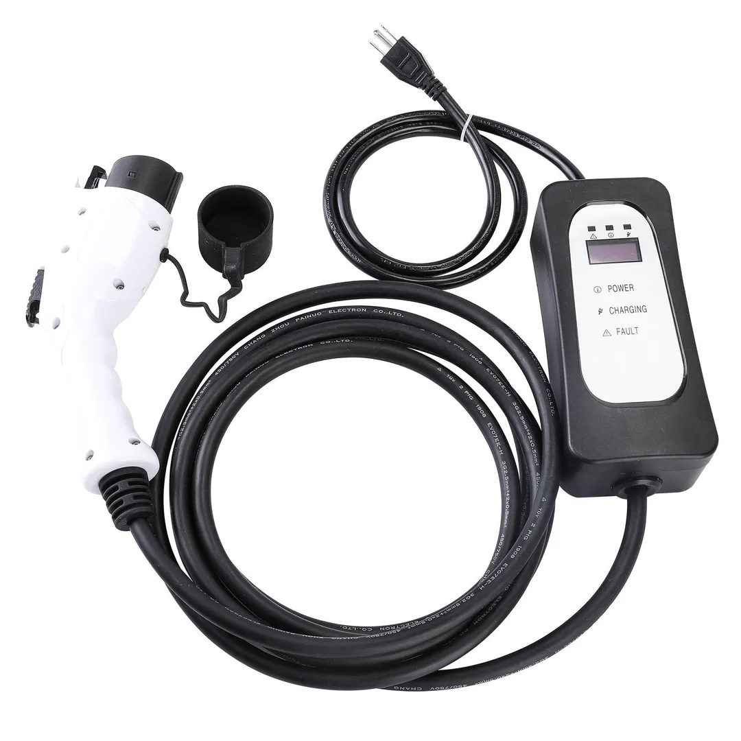 Level 1 Electric Car EV Charger (110V-240V 16A), IP54 Waterproof Rating, 16' Cord and Heavy Duty Electric Cable Plug Adapter, SAE J1772-EVSE UL Recognized, photo 2 of 7