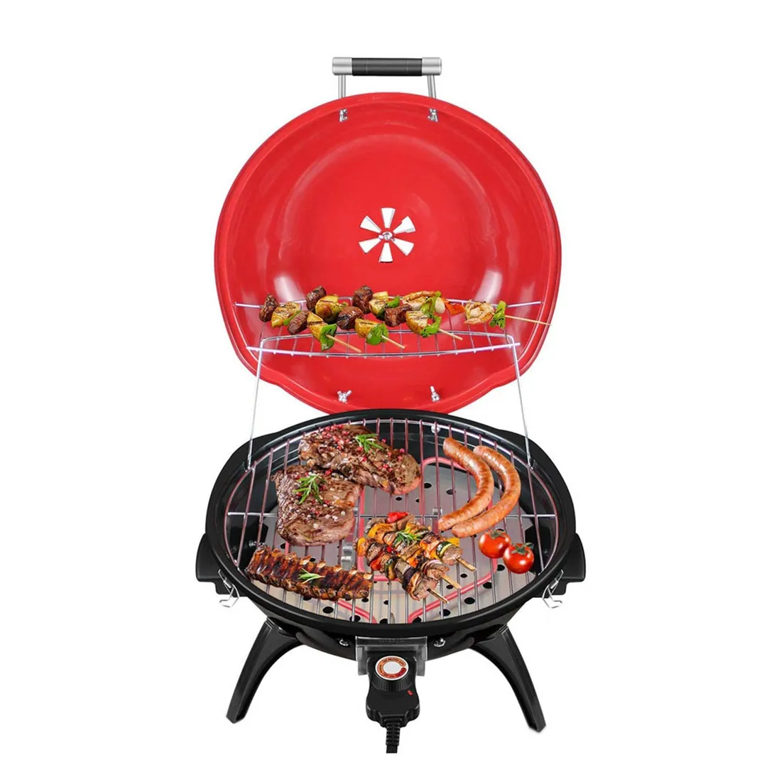 Techwood Electric BBQ Grill Indoor Outdoor Picnic Party Home Garden Camping Roasting Barbecue Stand Grill, photo 11 of 11