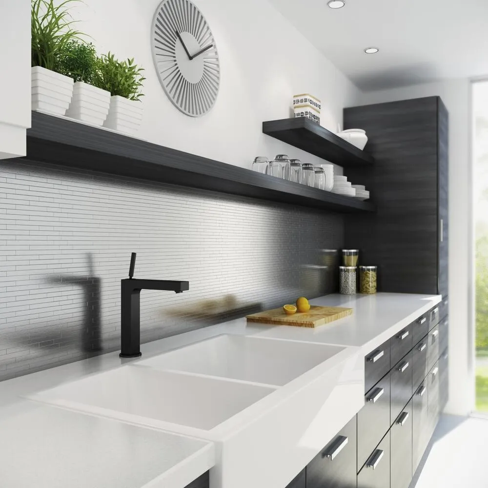 Speedtiles Stainless Steel 12 x 12 Brushed Metal Self-Adhesive Mosaic Tile, in a room, photo 2 of 3