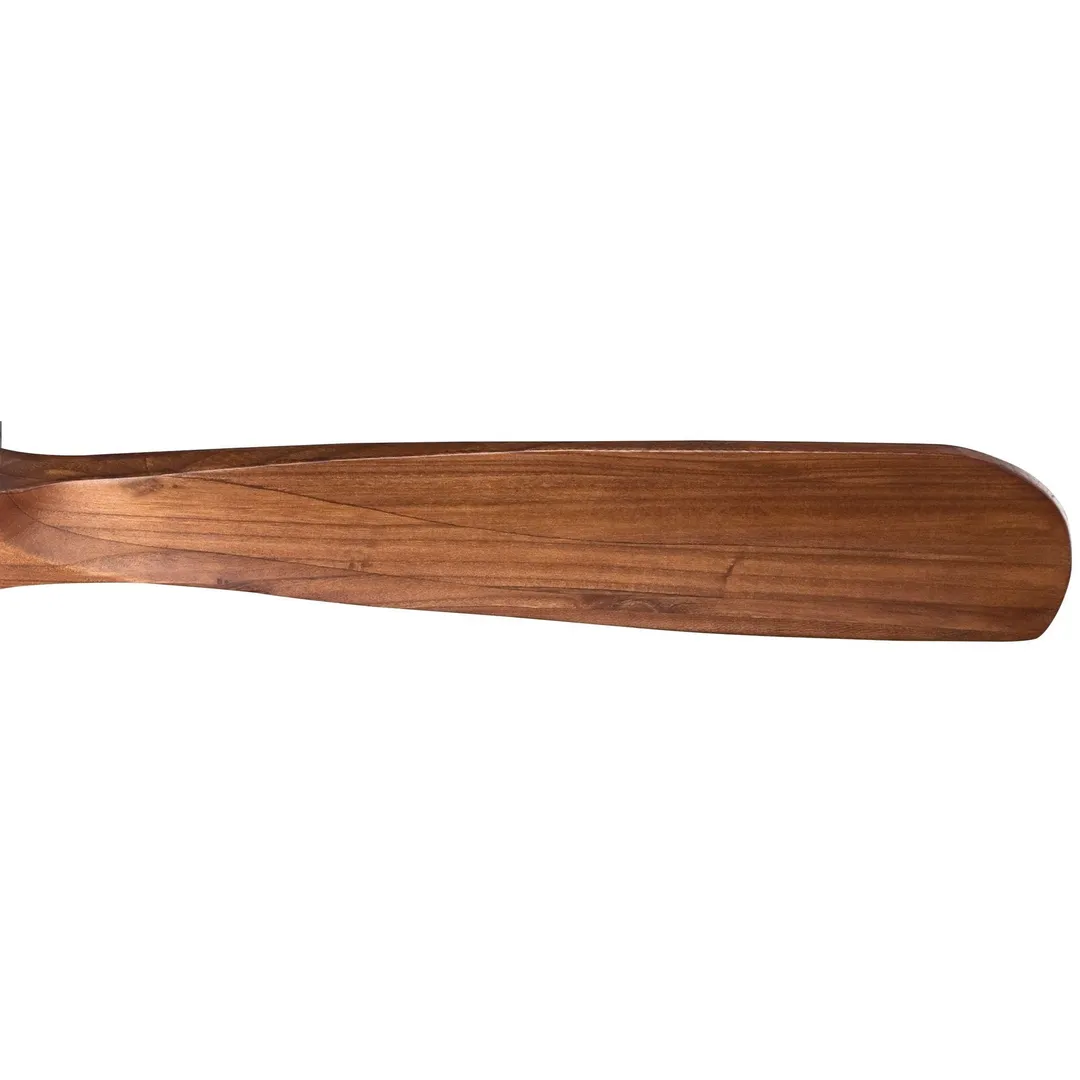 Casa Vieja 52" Casa Vieja Modern Outdoor Ceiling Fan with Remote Solid Wood Delta-Wing Oil Rubbed Bronze Damp Rated for Kitchen Patio, photo 7 of 7