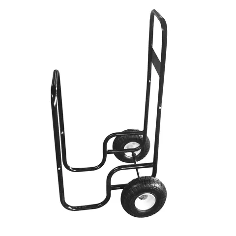 Earth Worth, Firewood Log Cart, Durable and Spacious, Black