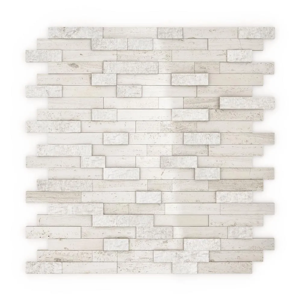Inoxia SpeedTiles Bengal Brown 11.77 in. x 11.57 in. x 8 mm Stone Self-Adhesive Wall Mosaic Tile (11.4 sq. ft. / case), photo 16 of 23