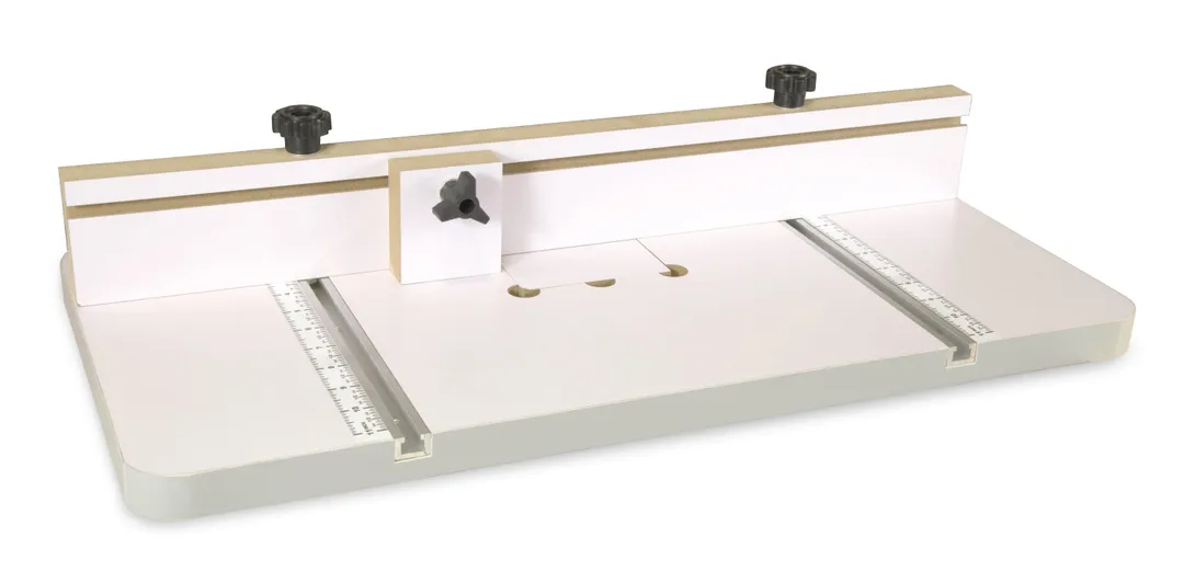 WEN 24-by-12-Inch Drill Press Table with an Adjustable Fence and Stop Block, DPA2412T, photo 2 of 5