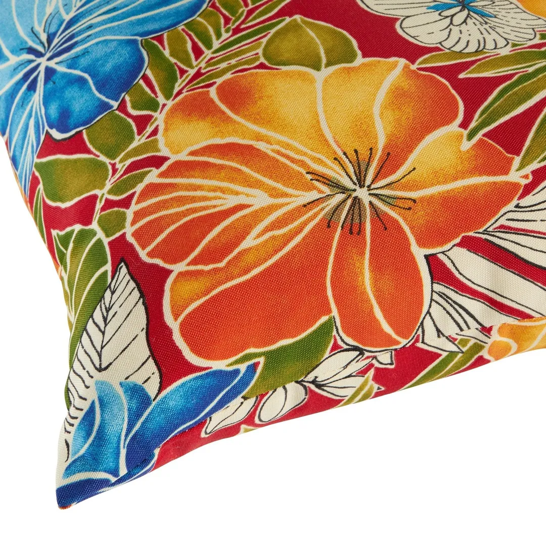 Greendale Home Fashions Aloha Floral Outdoor Accent Pillow, Set of 2, photo 3 of 5