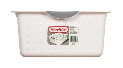 Sterilite 6 in high · 12.875 in wide · 15.875 in deep Stackable Storage Bin