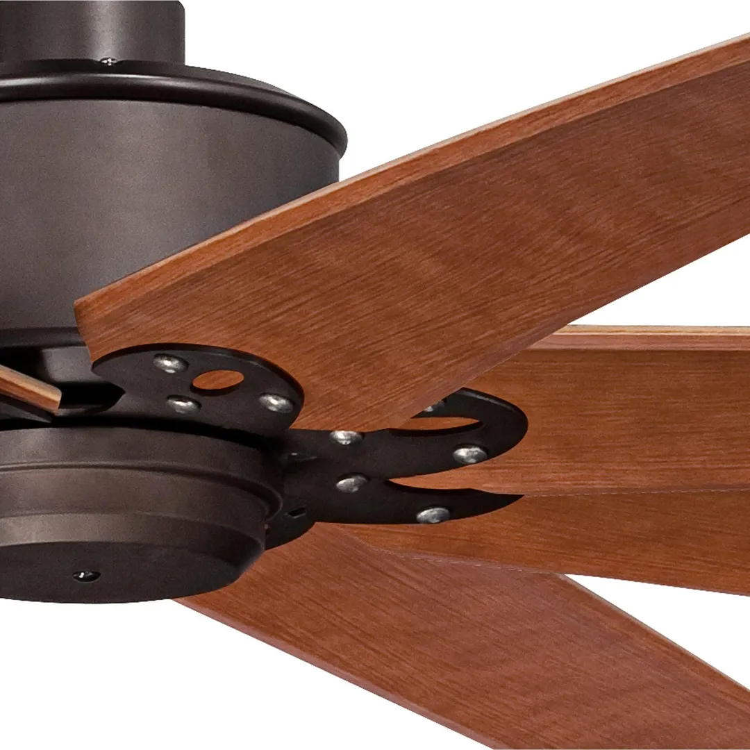 Casa Vieja 72" Casa Vieja Outdoor Ceiling Fan with Remote Control Large English Bronze Cherry Damp Rated for Patio Porch, photo 4 of 8