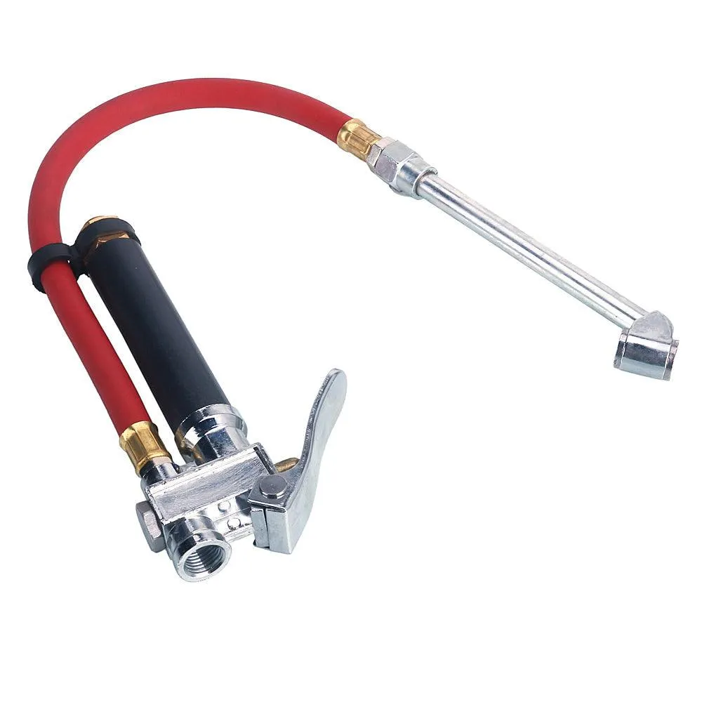 Ktaxon Air Tire Pressure Filler | Dual Chuck Inflator Car Gauge 12" Compressor Hose, photo 7 of 10