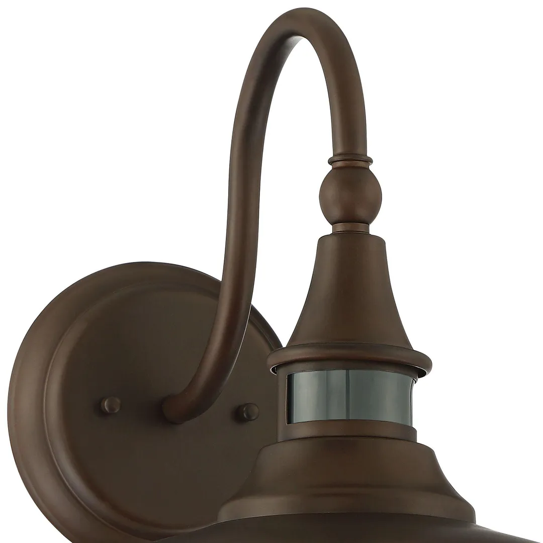 John Timberland Rustic Farmhouse Outdoor Barn Light Fixture Bronze 12 1/2" Dusk to Dawn Motion Sensor Exterior House Porch Patio, photo 3 of 6