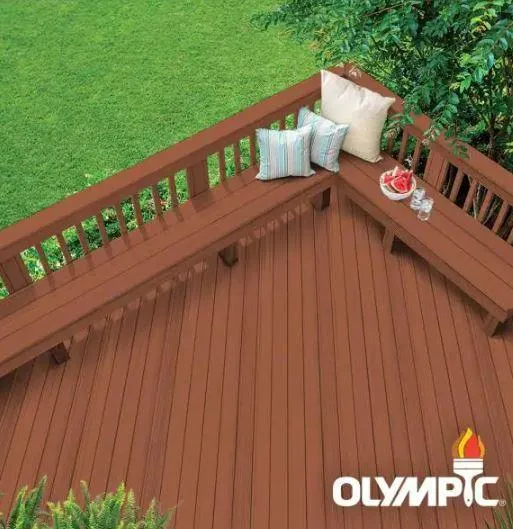 Elite 1 Gal. Jatoba Semi-Transparent Exterior Wood Stain and Sealant in One Low VOC, photo 2 of 2
