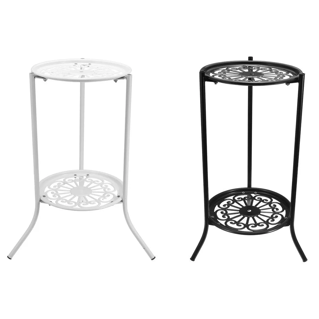 2-Tier Iron Potted Plant Stands Flower Pot Holder Rack,Garden & Home, photo 4 of 8