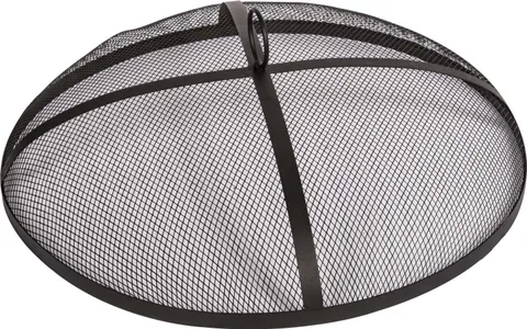 Dagan Black Fire Pit Mesh Cover, 31"