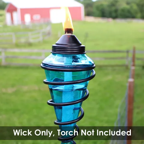 Sunnydaze Replacement Fiberglass Wicks for Outdoor Tiki Torches and Lamps