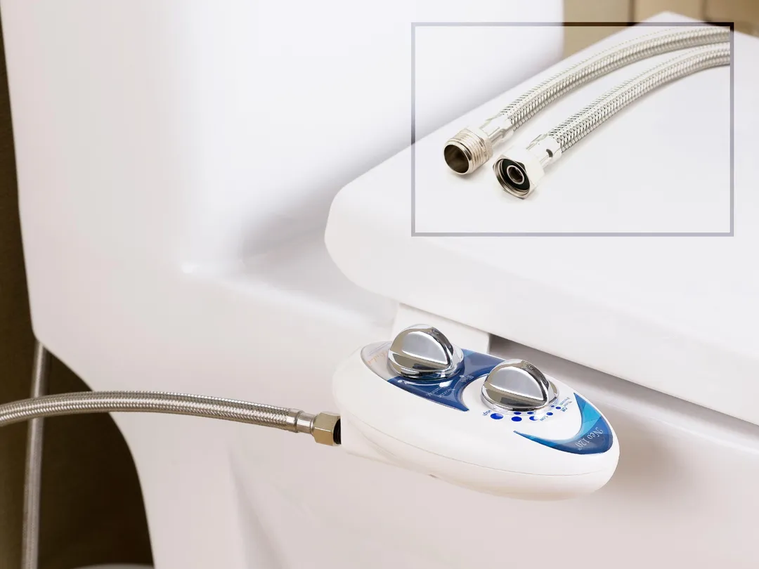 Luxe Bidet Neo 120 Luxury Fresh Water Self-Cleaning Non-Electric Bidet Attachment, White, photo 7 of 10