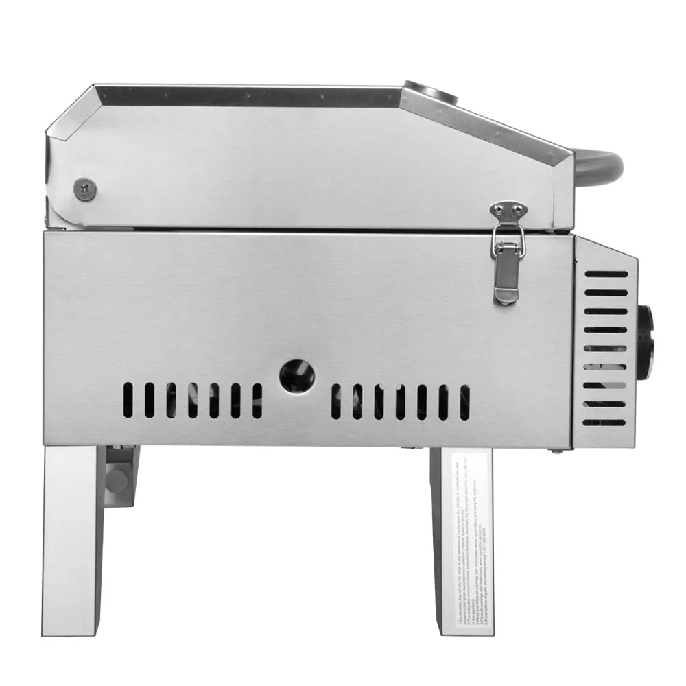 Zimtown Outdoor Tabletop Stainless Steel Propane Gas Grill Portable Two-Burner, photo 8 of 8