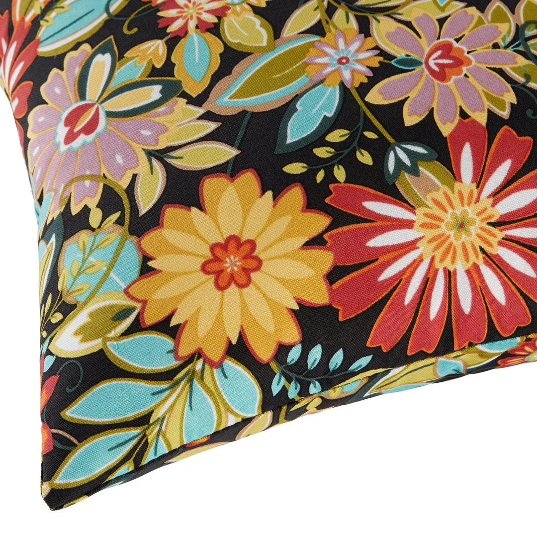 Jungle Floral 19 x 12 in. Outdoor Rectangle Accent Pillow, Set of 2, photo 3 of 5