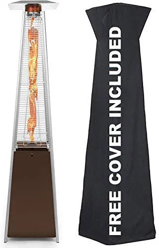 Outdoor Patio Propane Space Heater - 42,000 Btu Pyramid Propane Heater