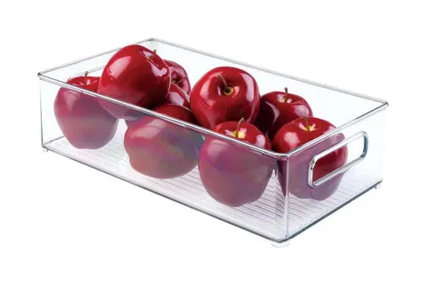 iDesign 4 in high · 8 in wide · 14.5 in deep Stackable Storage Bin