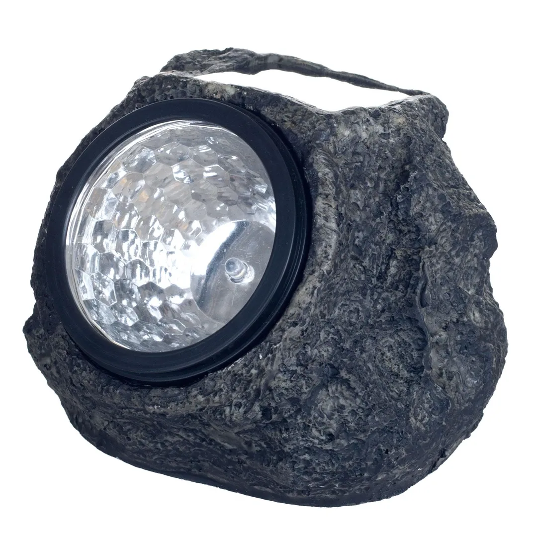 Pure Garden LED Solar Rock Landscaping Lights - Set of 4 by Pure Garden, photo 3 of 3