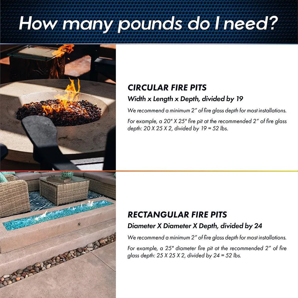 Fire Pit Essentials Marlboro Red Crushed Fire Pit Glass | 3/8”-1/2”, 10 lbs, photo 4 of 4