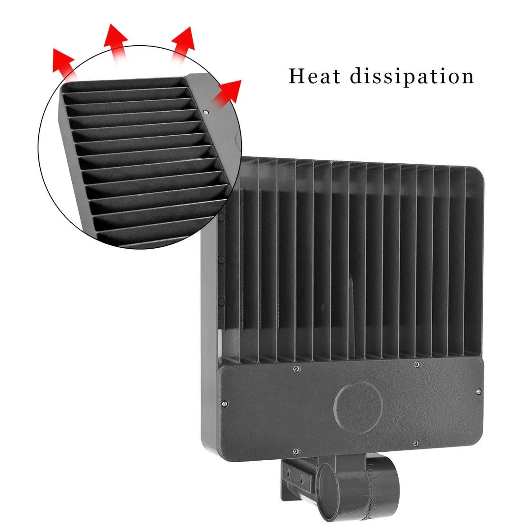 KAWELL LED Parking Lot Lights 80W-9600lm Outdoor LED Flood Lights 5000K LED Shoebox Lights - Slip Fit Mount Commercial Street Area Light for Stadium, Parking Lot, Roadways, photo 3 of 7