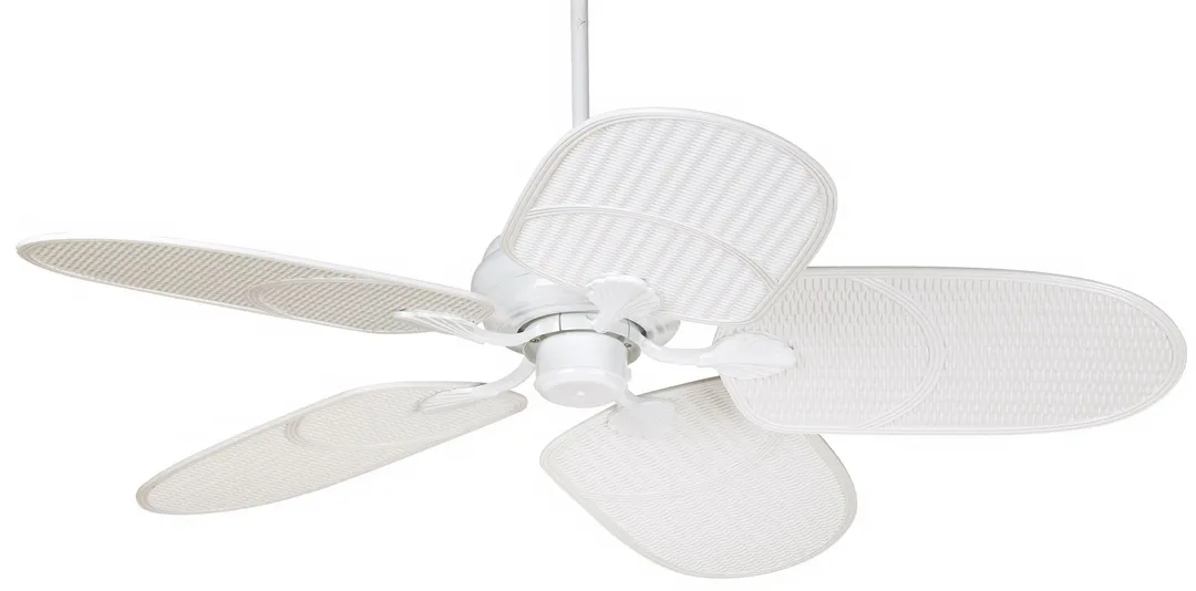 Casa Vieja 52" Casa Vieja Tropical Outdoor Ceiling Fan White Palm Leaf Blades Wet Rated for Patio Porch, photo 2 of 2