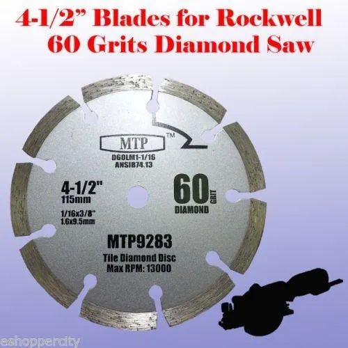 Pack Of 4 Assorted Metal/Wood 4-1/2-Inch 4.5-Inch Circular Saw Blade For Rockwell Compact Rk3441K , WORX, photo 3 of 4
