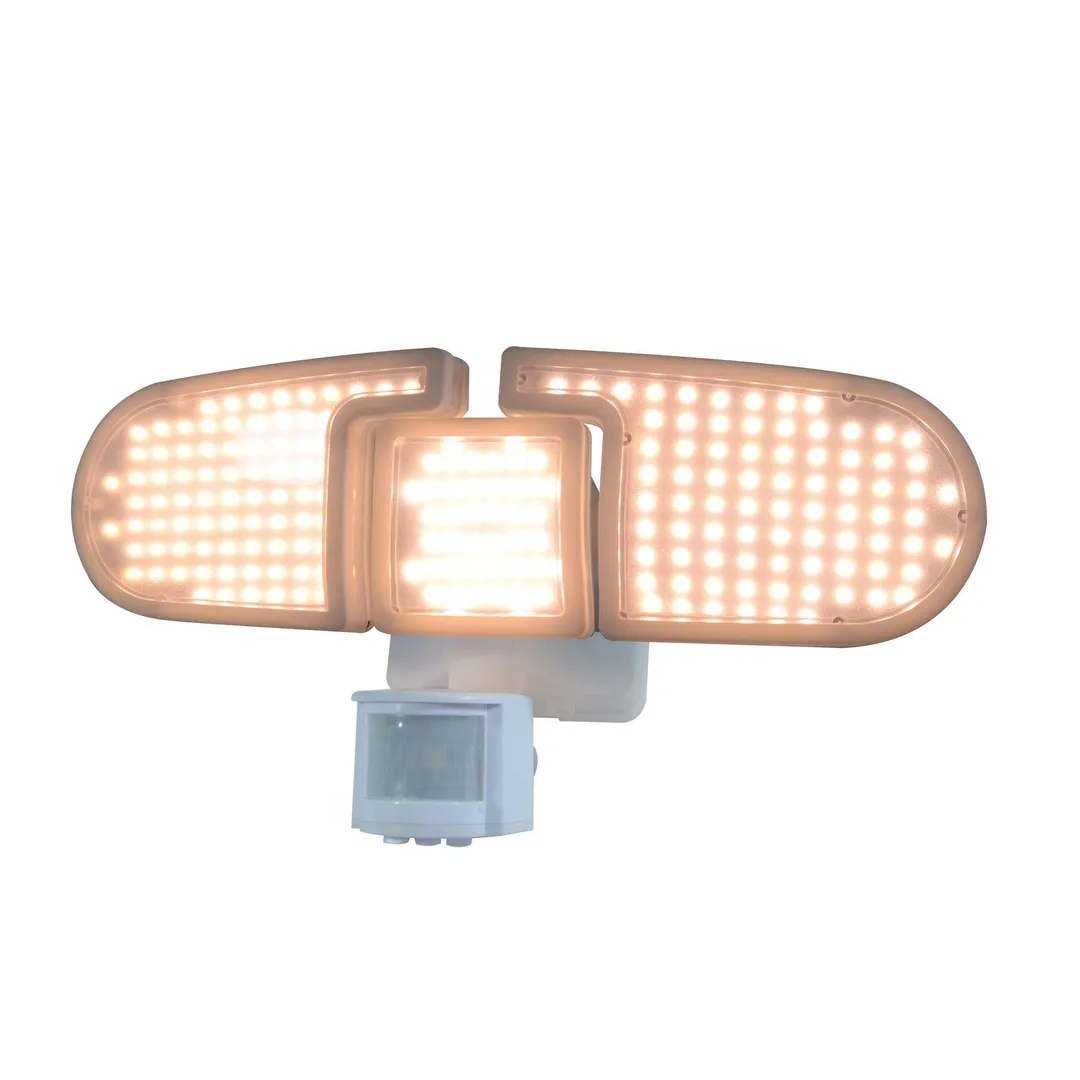 Nature Power (22245) 205 Integrated LED White Triple Head Outdoor Solar Motion Activated Light, photo 9 of 12