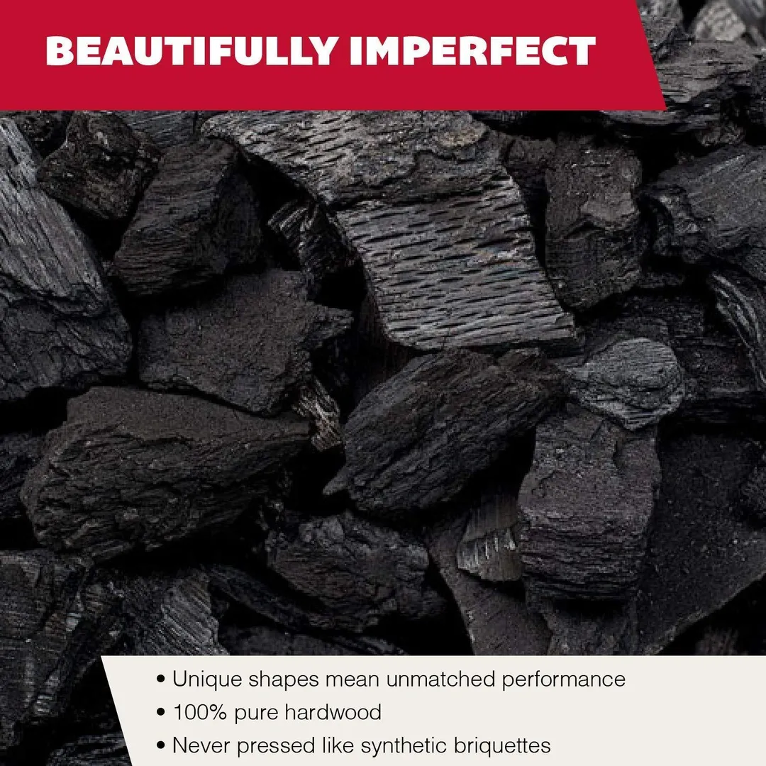 Rockwood All Natural Hardwood Grill or Smoker Lump Charcoal Mix, 20 Pound Bag, photo 5 of 6