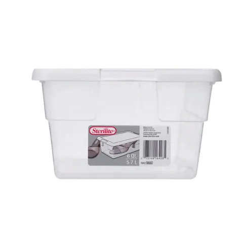 Sterilite 4.875 in high · 8.25 in wide · 13.625 in deep Stackable Storage Box
