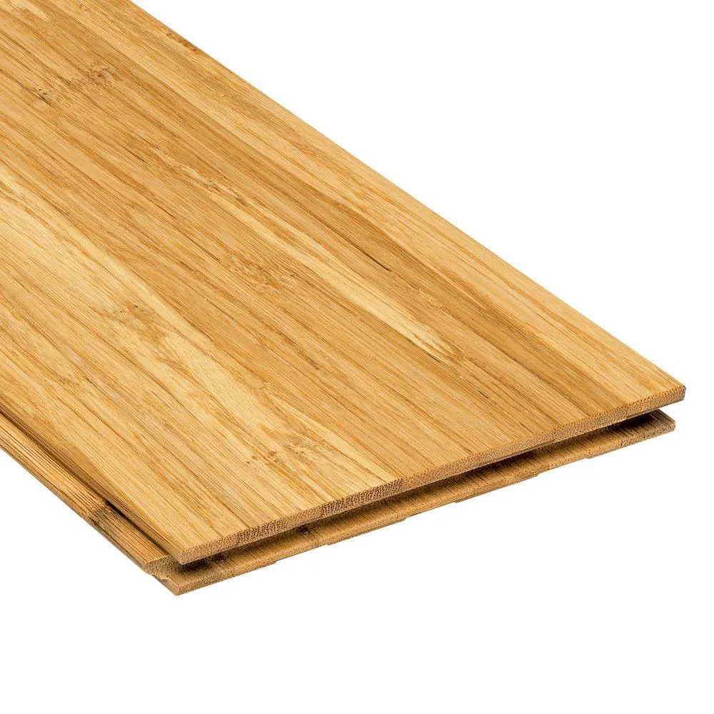 Home Legend Wire Brushed Strand Woven Lyndon 3/8 in. T x 3-7/8 in. W x 36-1/4 in. Length Solid Bamboo Flooring (23.41 sq. ft. /case), photo 3 of 5