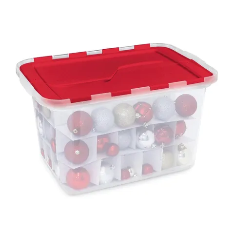 Homz 13 in high · 22.75 in wide · 14.87 in deep Stackable Storage Tote
