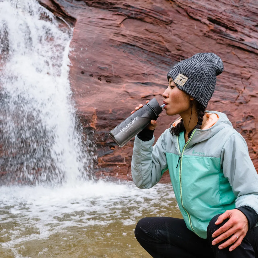 LifeStraw Go 650ml - Water BPA-Free Bottle with Filter for travel, hiking, camping, survival and everyday use - Blue, photo 7 of 7