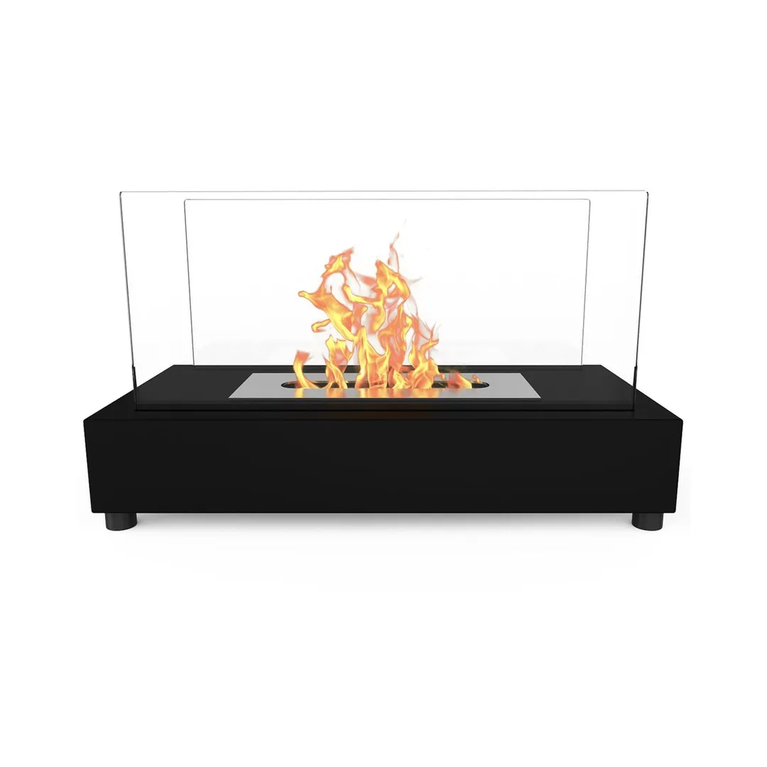 Regal Flame Avon Ventless Indoor Outdoor Fire Pit Tabletop Portable Fire Bowl Pot Bio Ethanol Fireplace in Black - Realistic Clean Burning Like Gel Fireplaces, or Propane Firepits, photo 2 of 4