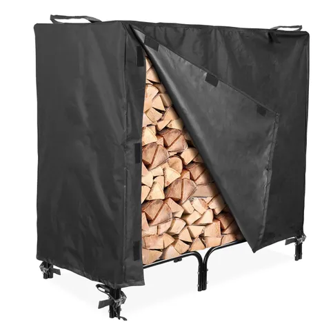 Outdoor Firewood Log Rack Cover - 48 in long · 24 in wide · 42 in high - UV Protected