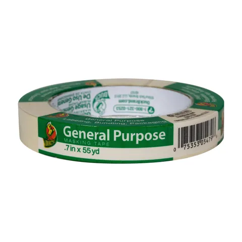 Brand .7 in. x 55 yd. Beige General Purpose Masking Tape
