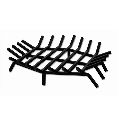 24" Hex Shape Bar Grate for Outdoor Fireplaces