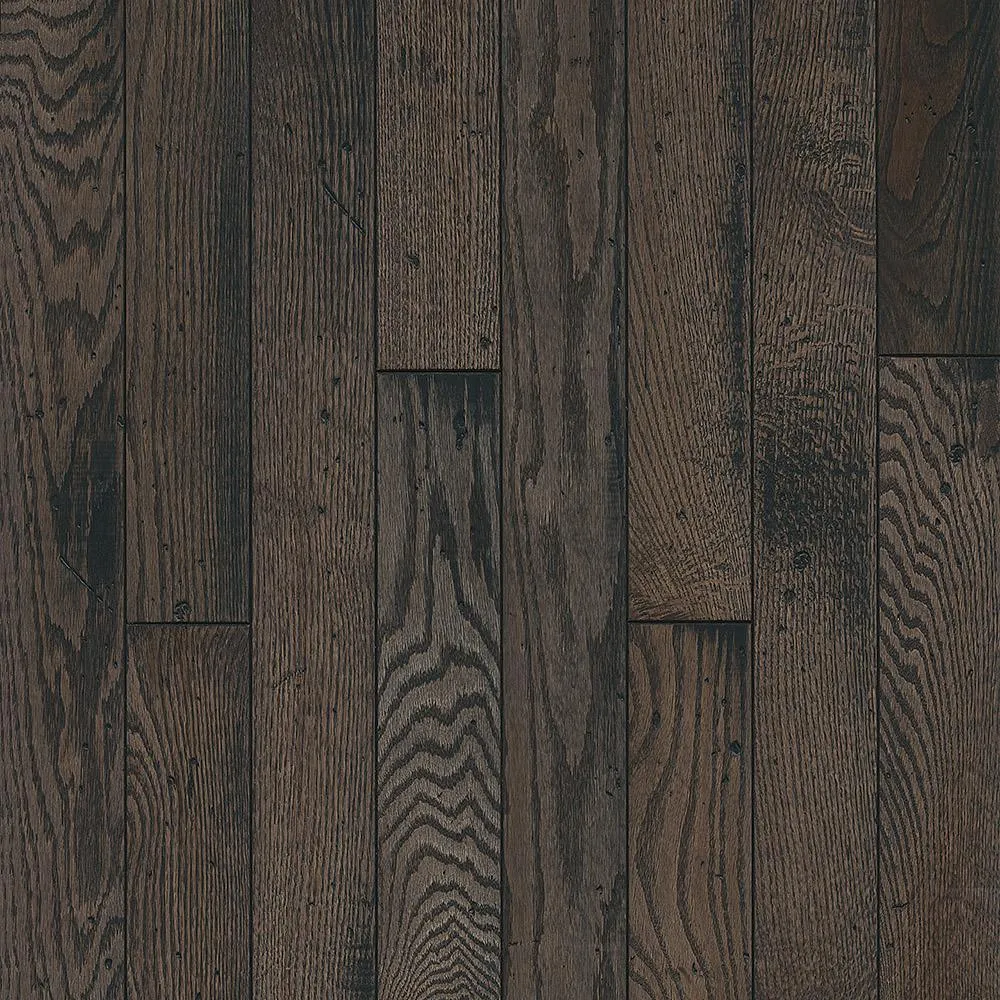 Bruce Revolutionary Rustics Oak Oakleaf Brown 3/4 in. T x 5 in. W x Varying L Solid Hardwood Flooring (23.5 sq.ft./case), photo 5 of 23