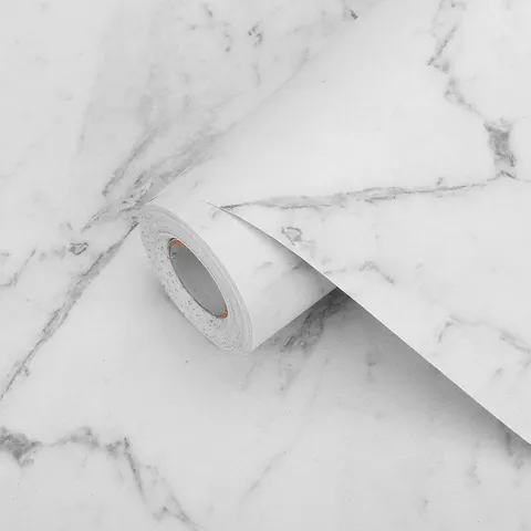 17.7 in × 32.8 ft Marble Counter Top Covers Peel and Stick Wallpaper for Kitchen Cabinets Shelf Liner Self Adhesive Removable Wallpaper for Living Room Bathroom Wall Decor
