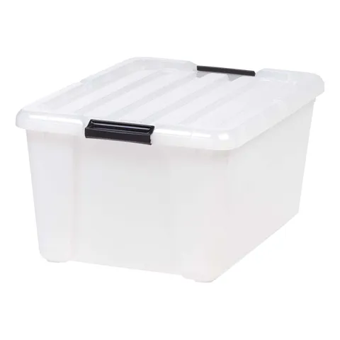 IRIS 10.70 in high · 15.70 in wide · 21.65 in deep Stackable Storage Box