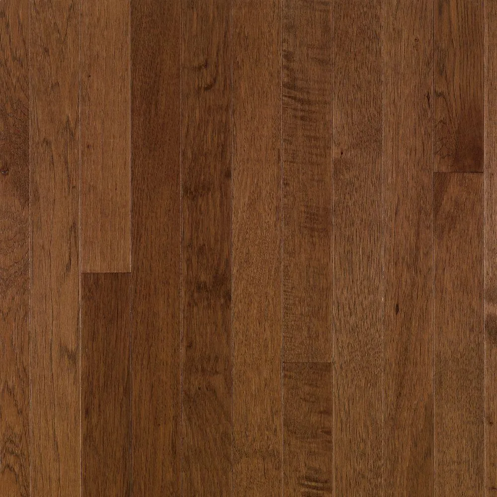 Bruce Hickory Country Natural 3/4 in. Thick x 2-1/4 in. Wide x Varying Length Solid Hardwood Flooring (20 sq. ft. / case), photo 11 of 13