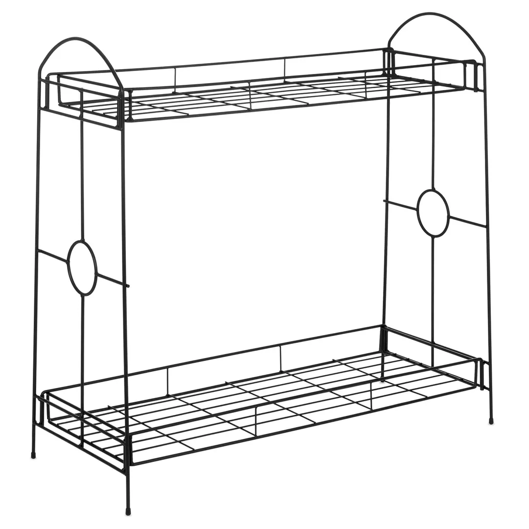 Best Choice Products 32in 2-Tier Indoor Outdoor Multipurpose Metal Plant Stand Rack, Decorative Flower Pot Display Shelf, photo 2 of 6