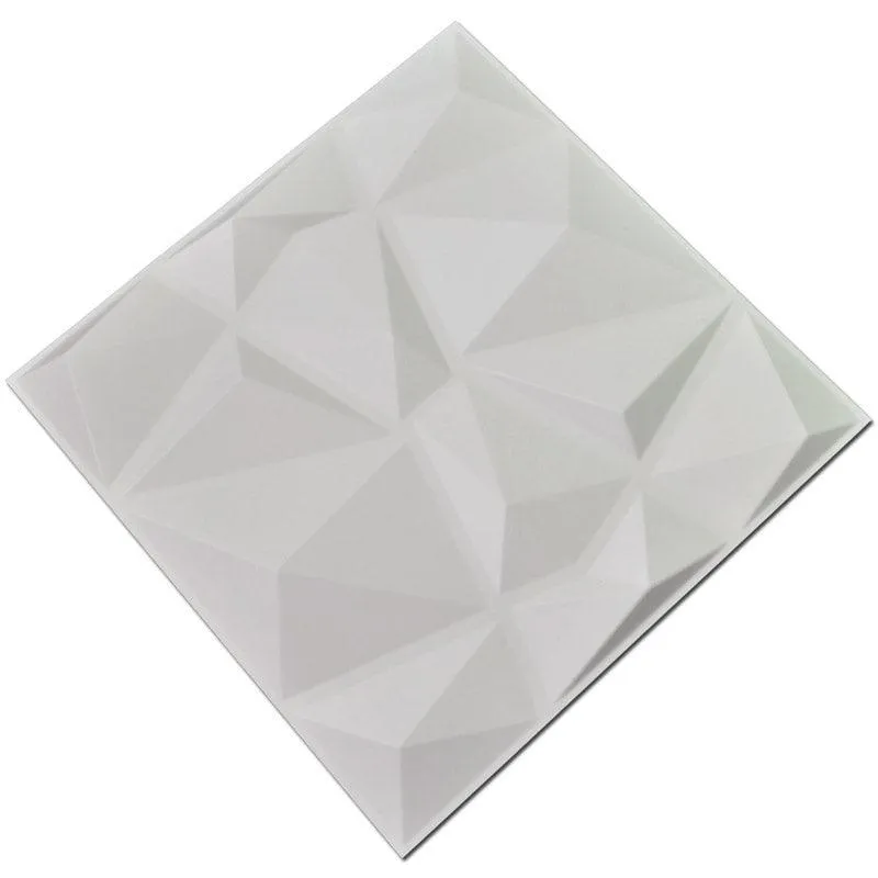 Art3d Decorative 3D Wall Panels Textured Wall Art Diamond Design Pack of 12 Tiles 32 Sq Ft (Plant Fiber), photo 3 of 6
