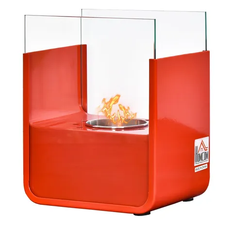 Portable Tabletop Ventless Ethanol Fireplace Indoor Outdoor Fire Pit