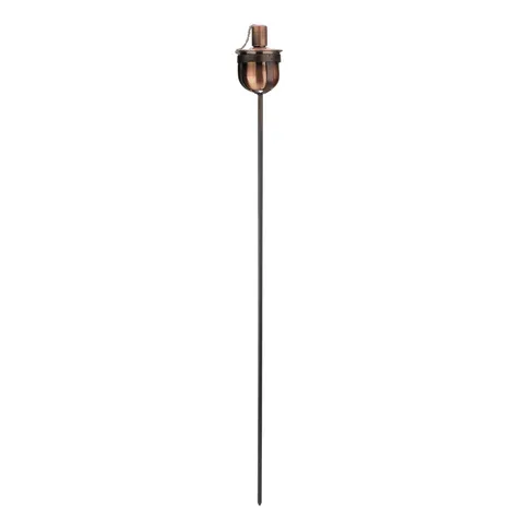 Northlight 30" Garden Oil Lamp Outdoor Patio Torch - Brushed Copper