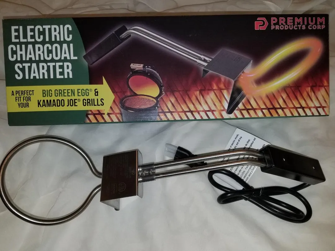 Electric Charcoal Starter By Premium Products Perfect For Big Green Egg, Kamado Joe & Weber Kettle Grills - Adjustable Height, 600 Watt Strong And A One Year Warranty - Great For Lump Charcoal, photo 2 of 3