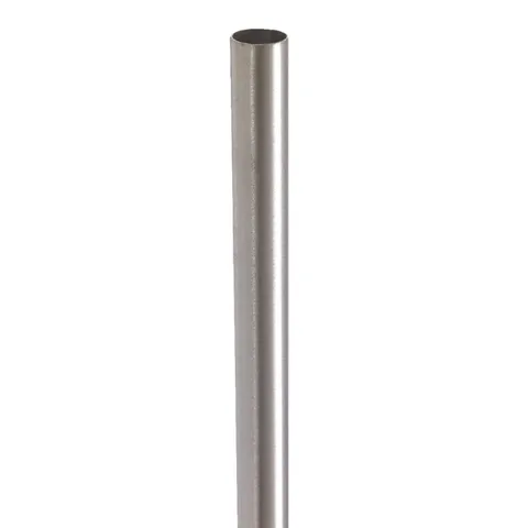 Lido 8 ft long · 1-5/16 in deep Brushed Steel Closet Rod